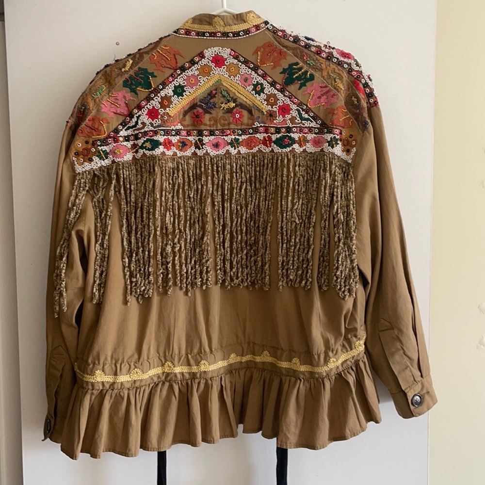 Zara embroidered jacket